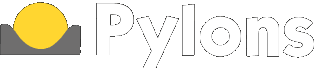 Logo displaying the word Pylons